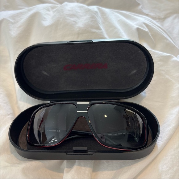 Carrera Black and Red Sunglasses - Picture 3 of 7